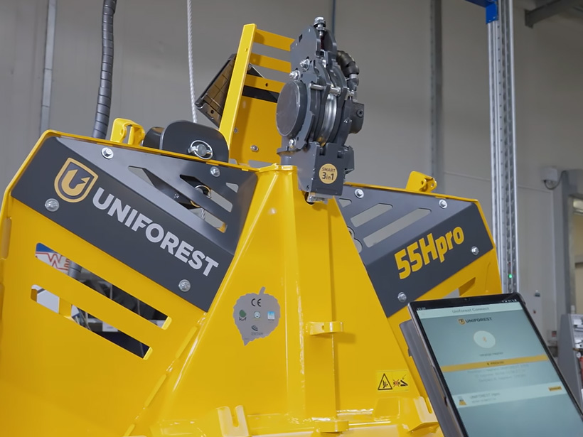 Premium winches production line and Uniforest Connect